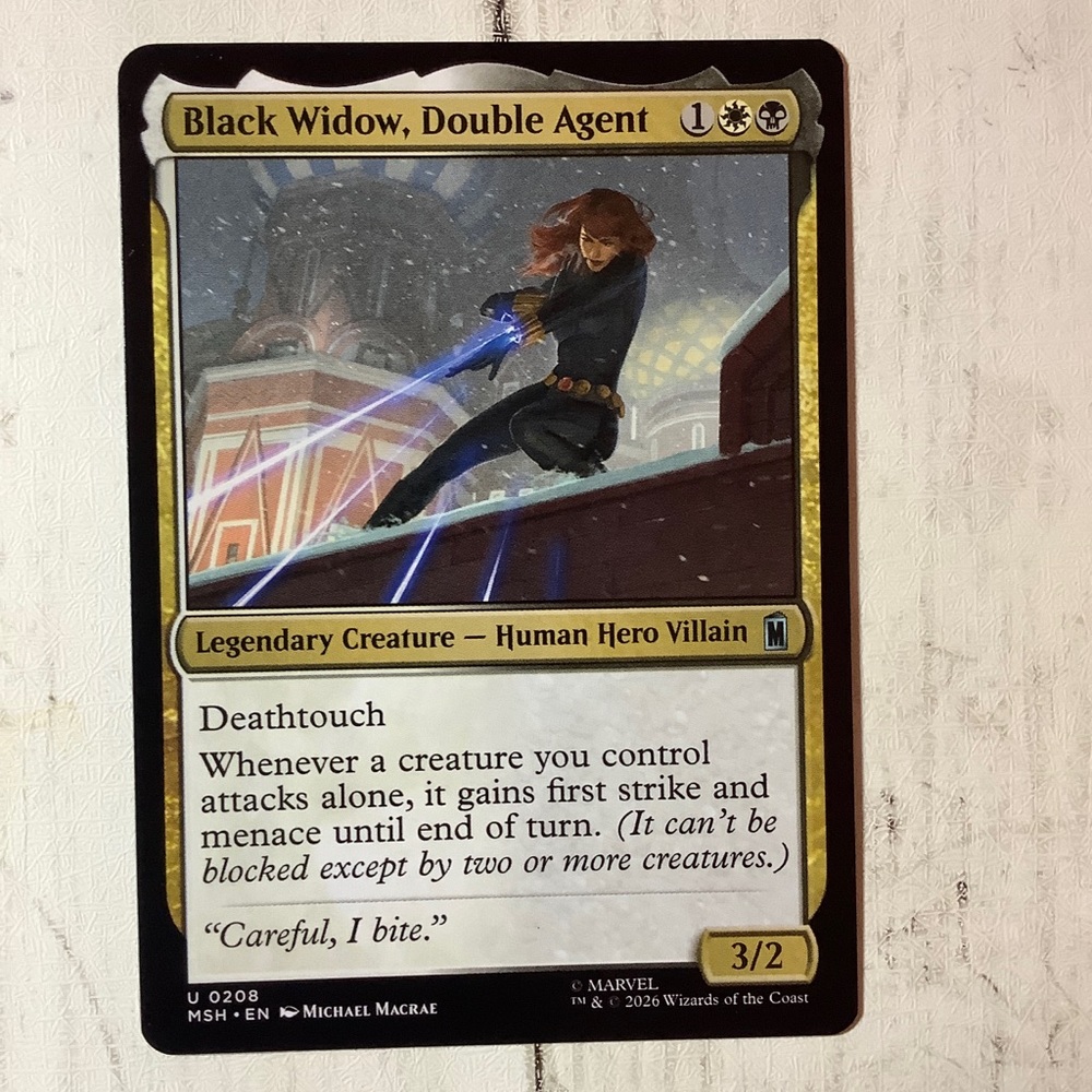 MTG Marvel Super Heroes Black Widow, Double Agent 0208